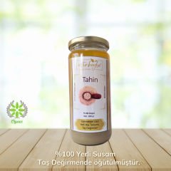 %100 YERLİ SUSAMDAN TEK KAVRULMUŞ ORGANİK TAHİN (450gr)