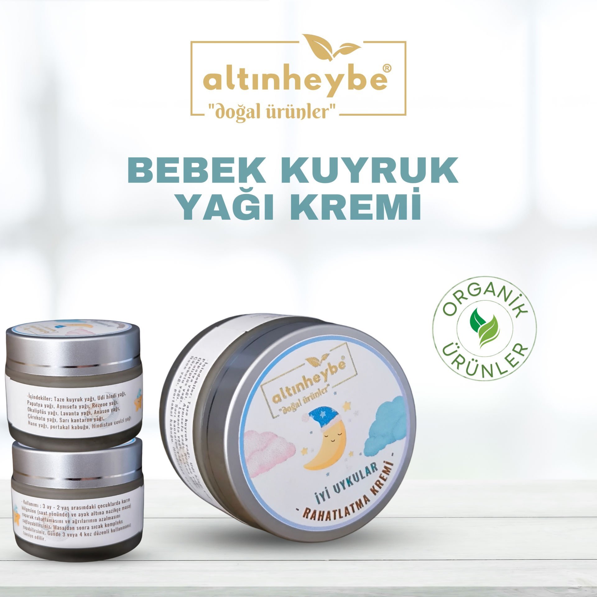 Bebek Kuyruk Yağı Kremi (50 ml)