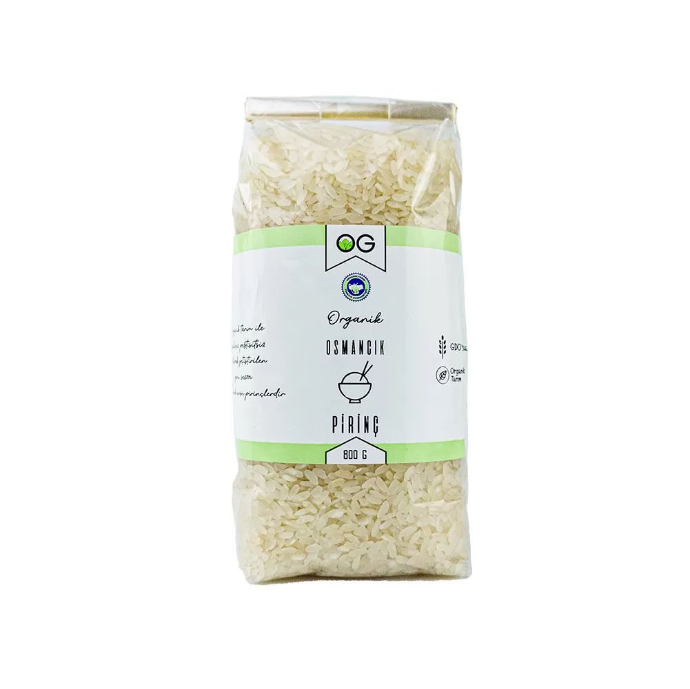 Organik Sertifikalı Osmancık Pirinç 800 Gr