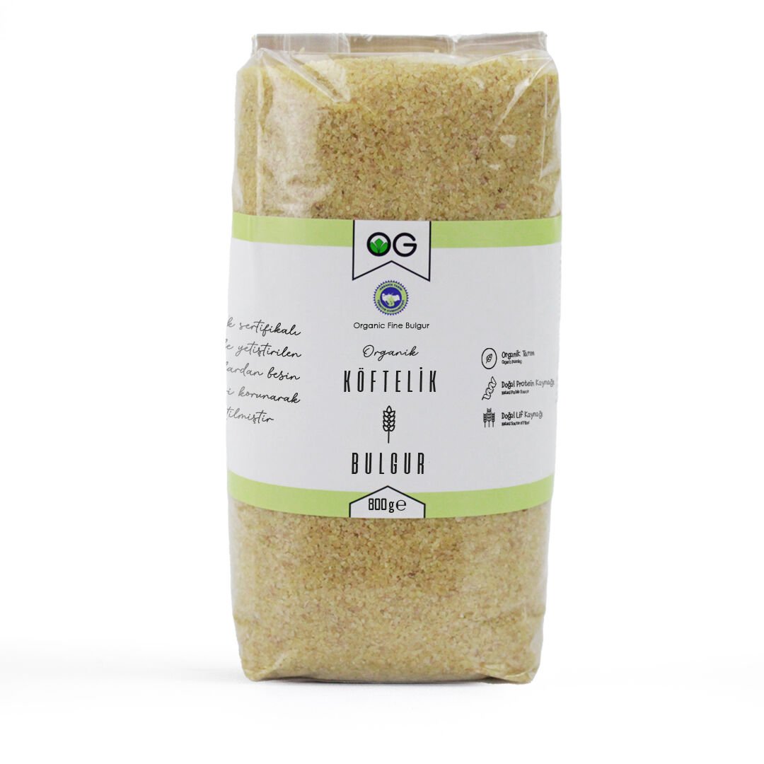 Organik Köftelik Bulgur 800 Gr