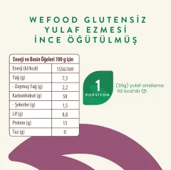 İnce Öğütülmüş Glutensiz Yulaf Ezmesi (300 gr)