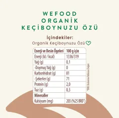 Organik Keçiboynuzu 135 gr  (Soğuk Sıkım)