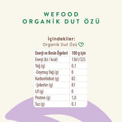 Organik Dut Özü 315 Gr (Soğuk Sıkım)