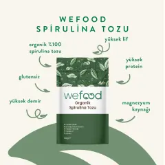 Organik Spirulina Tozu (100 gr)