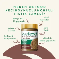 Keçiboynuzlu &  Chialı Fıstık Ezmesi (30 gr)
