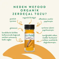 Wefood Organik Zerdeçal Tozu 55 gr