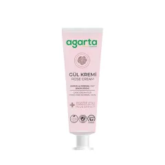 Doğal Yüz Ve El Nemlendirici Gül Aromalı Cilt Bakım Kremi (75 ml)