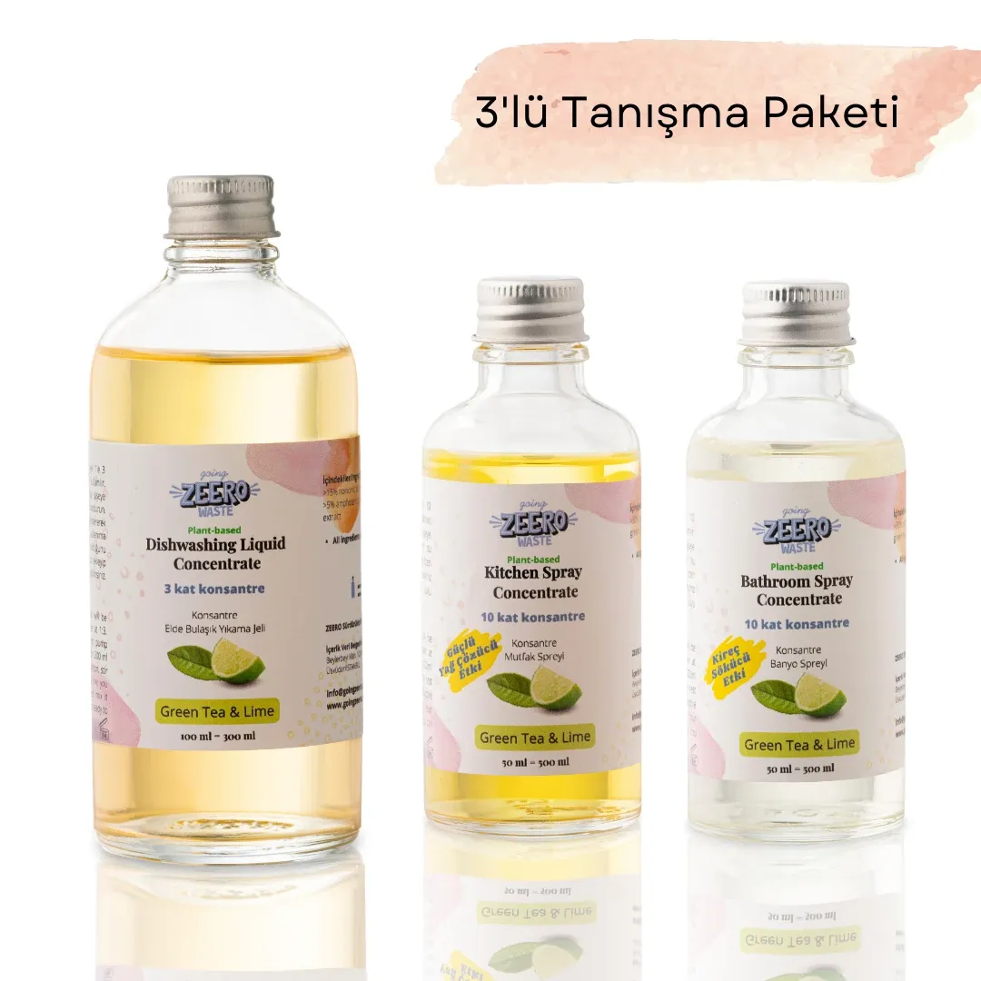 Süper Konsantreler 3'lü Tanışma Paketi - Lime & Okaliptus