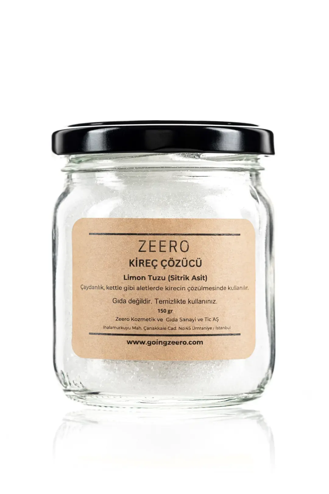 Kireç Çözücü & Bulaşık Makinesi Temizleyici (Limon Tuzu) - 150 gr