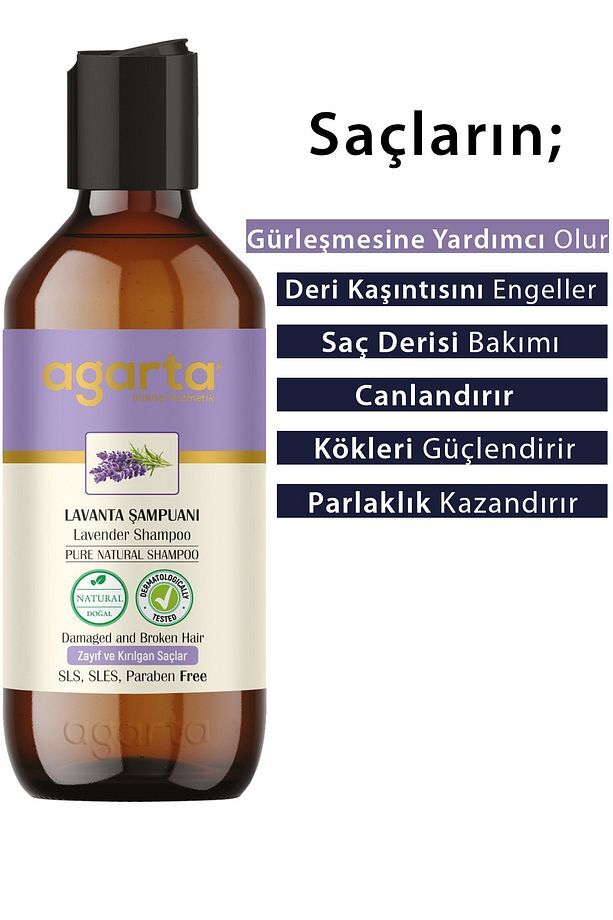 Agarta - Doğal Lavanta Şampuanı 400 ML