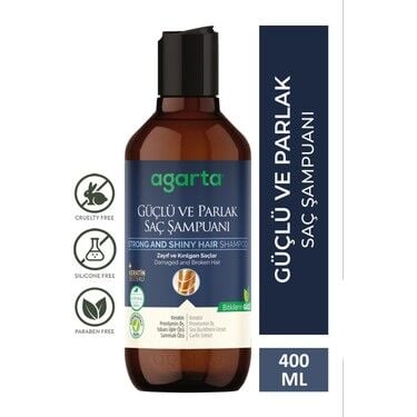 Agarta Doğal Şampuan Güçlü ve Parlak Saçlar İçin 400 ml