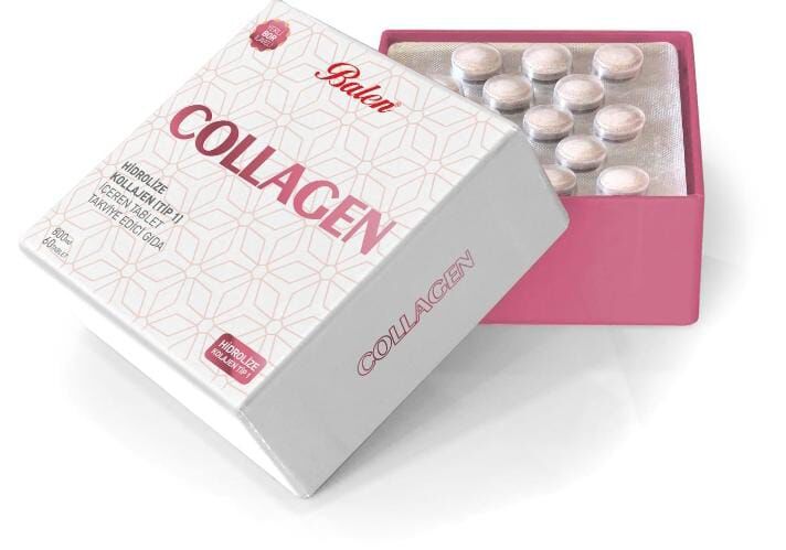 Collagen Hidrolize Kollajen (Tip 1) İçeren Tablet Takviye Edici Gıda