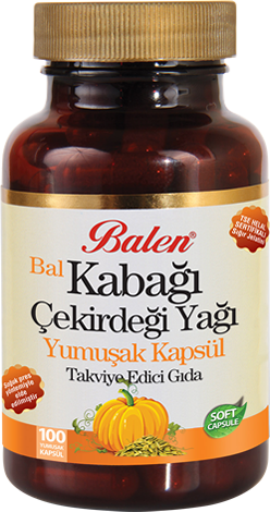 Bal Kabağı Çekirdeği Yağı Yumuşak Kapsül Takviye Edici Gıda