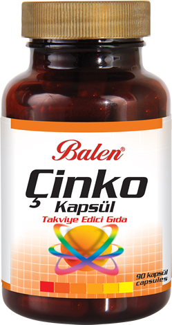 Çinko Kapsül Takviye Edici Gıda