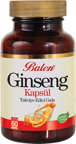Ginseng Kapsül Takviye Edici Gıda