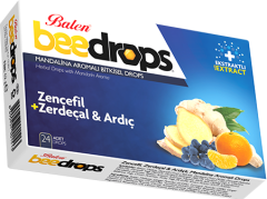 Zencefil - Zerdeçal - Ardıçlı Mandalina Aromalı Drops