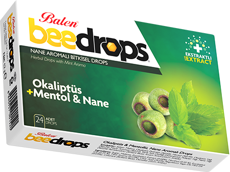 Okaliptüs & Mentollü Nane Aromalı Drops