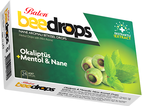Okaliptüs & Mentollü Nane Aromalı Drops