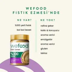 Şekersiz Sade %100 Fıstık Ezmesi 300 gr