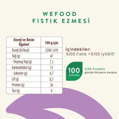 Şekersiz Sade %100 Fıstık Ezmesi 300 gr