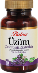 Üzüm Çekirdeği Ekstraktı (proantsiyanidin) İçeren Takviye Edici Gıda