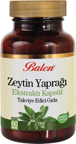 Zeytin Yaprağı Ekstraktı Kapsül Takviye Edici Gıda