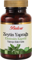 Zeytin Yaprağı Ekstraktı Kapsül Takviye Edici Gıda