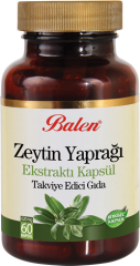 Zeytin Yaprağı Ekstraktı Kapsül Takviye Edici Gıda