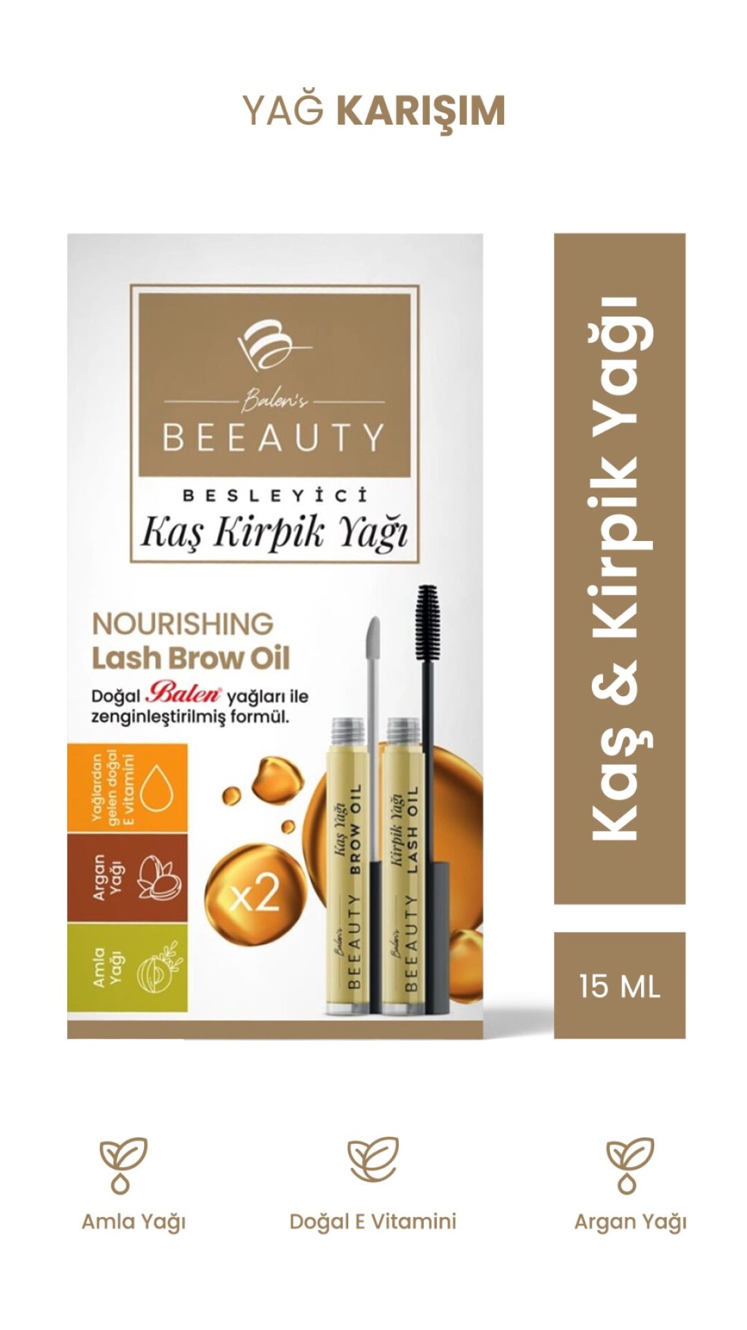 BALEN’S BEEAUTY KAŞ KİRPİK YAĞI * 15 ML