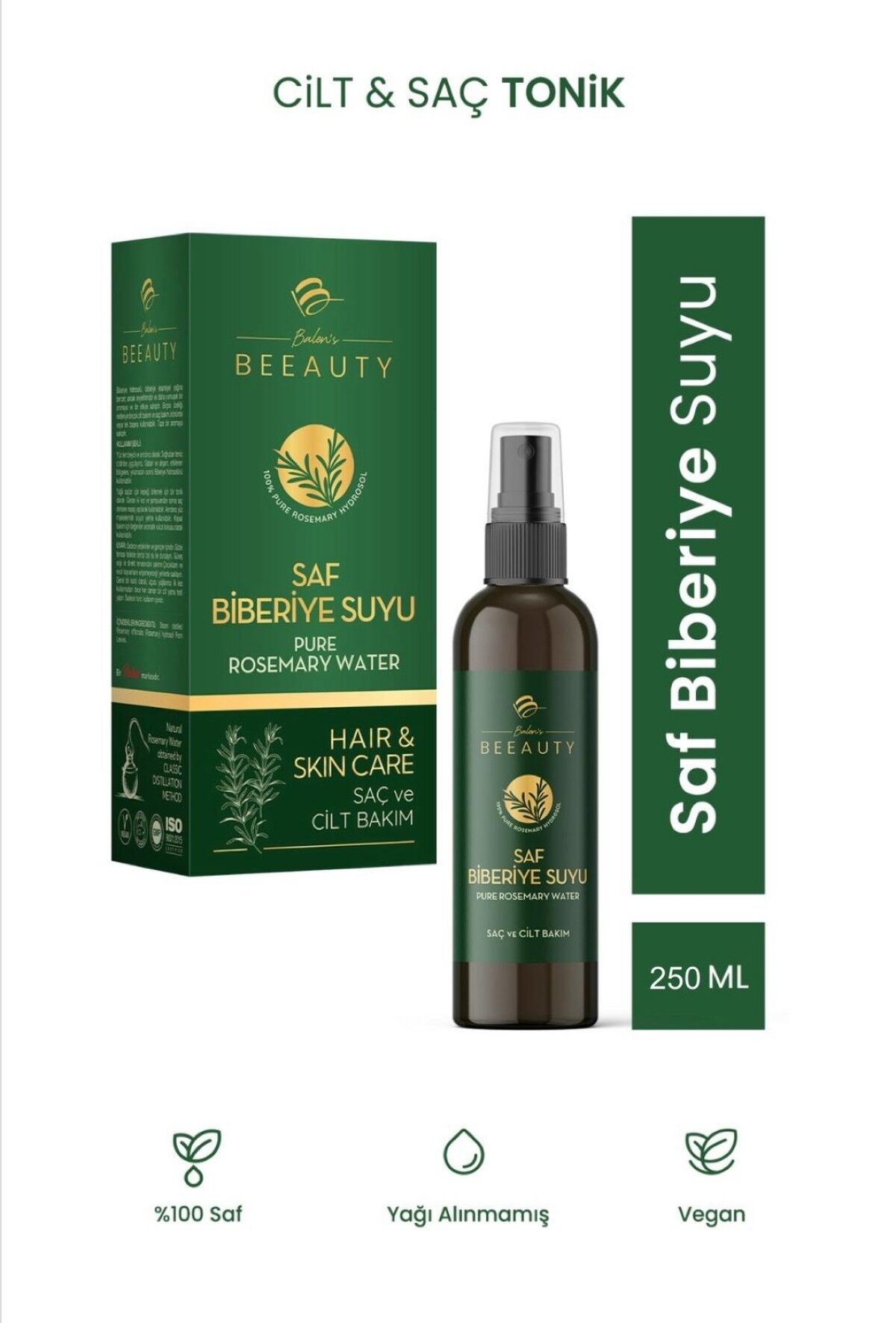 BALEN’S BEEAUTY SAF BİBERİYE HİDROSOLÜ * 250 ML