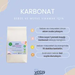Sebze ve Meyve Yıkamak İçin Karbonat - 1 KG