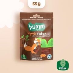 Organik Vegan Keçiboynuzlu ve Fındıklı Kurabiye - 55g
