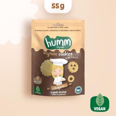 Organik Vegan Tahinli ve Pekmezli Kurabiye - 55g