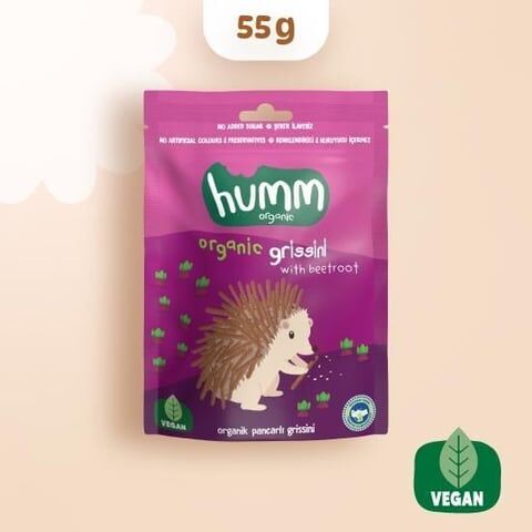 Organik Vegan Pancarlı Grissini - 55 g