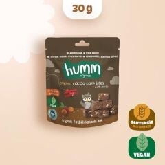 Organik Glutensiz Vegan Kakaolu ve Fındıklı Kek - 30g