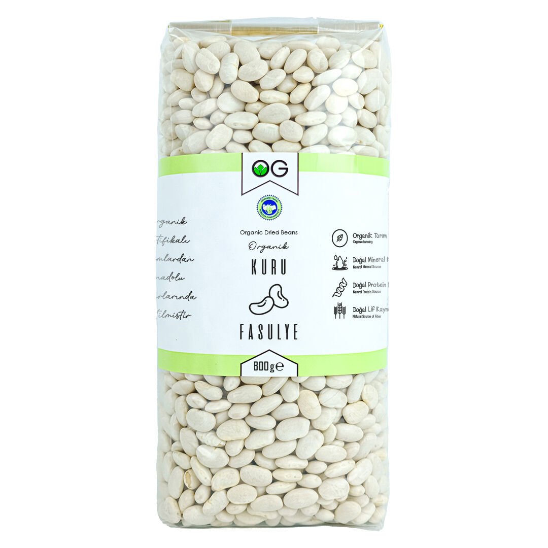 Organik Kuru Fasulye 800 Gr