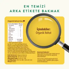 Glutensiz Organik Nohut Unu 350gr