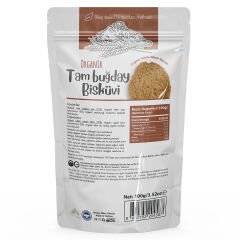Organik Tam Buğday Bisküvi 100 Gr