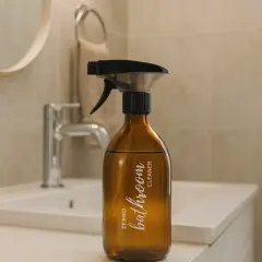 Amber Cam Sprey Şişesi - 500ml - Bathroom Cleaner Yazılı
